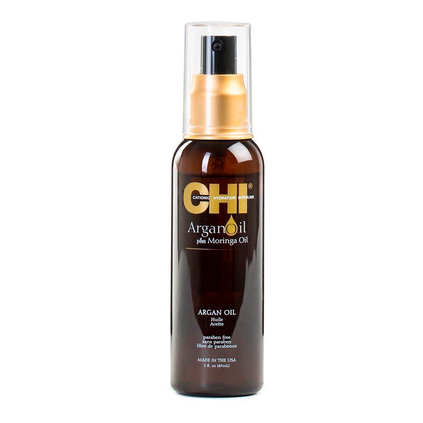 Уцінка! Відновлювальна олія для волосся CHI Argan Oil Plus Moringa Oil, 89 мл