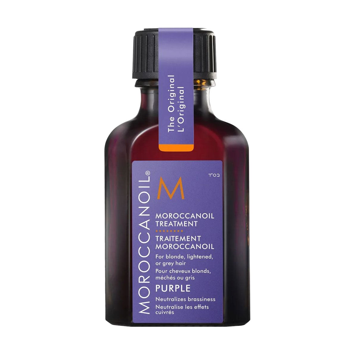 Відновлювальна олія Moroccanoil Treatment Purple для світлого, освітленого або сивого волосся, 25 мл